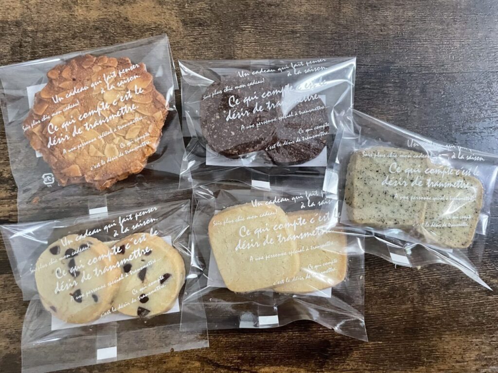 購入したクッキー