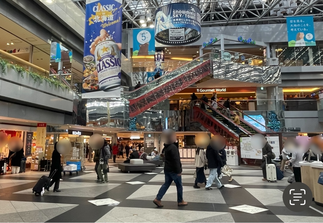 新千歳空港館内