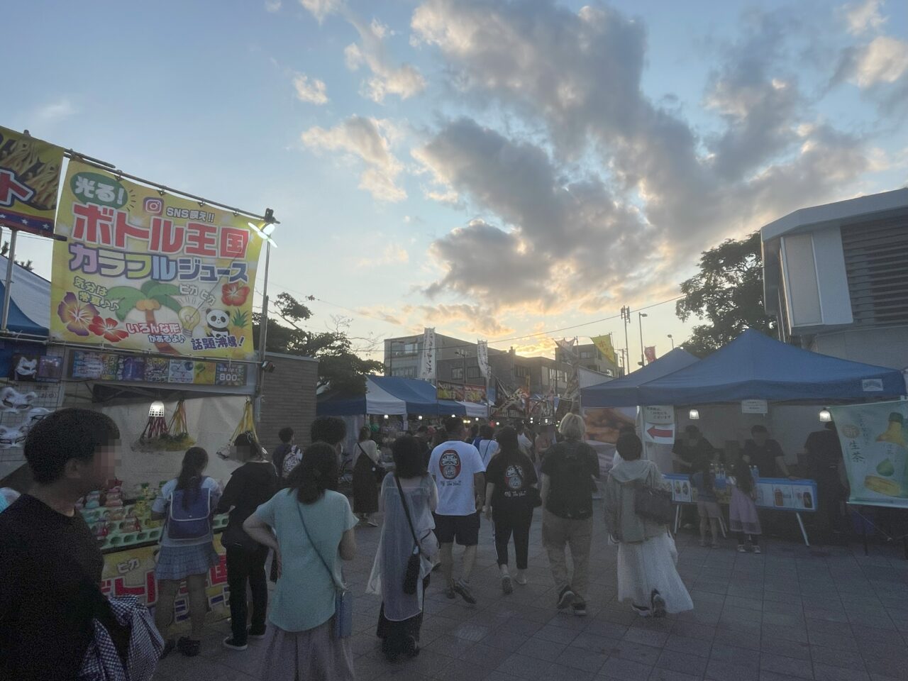 昨年の屋台の様子